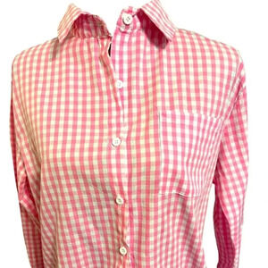 Barbicore Pink Gingham‎  Button Down Shirt
